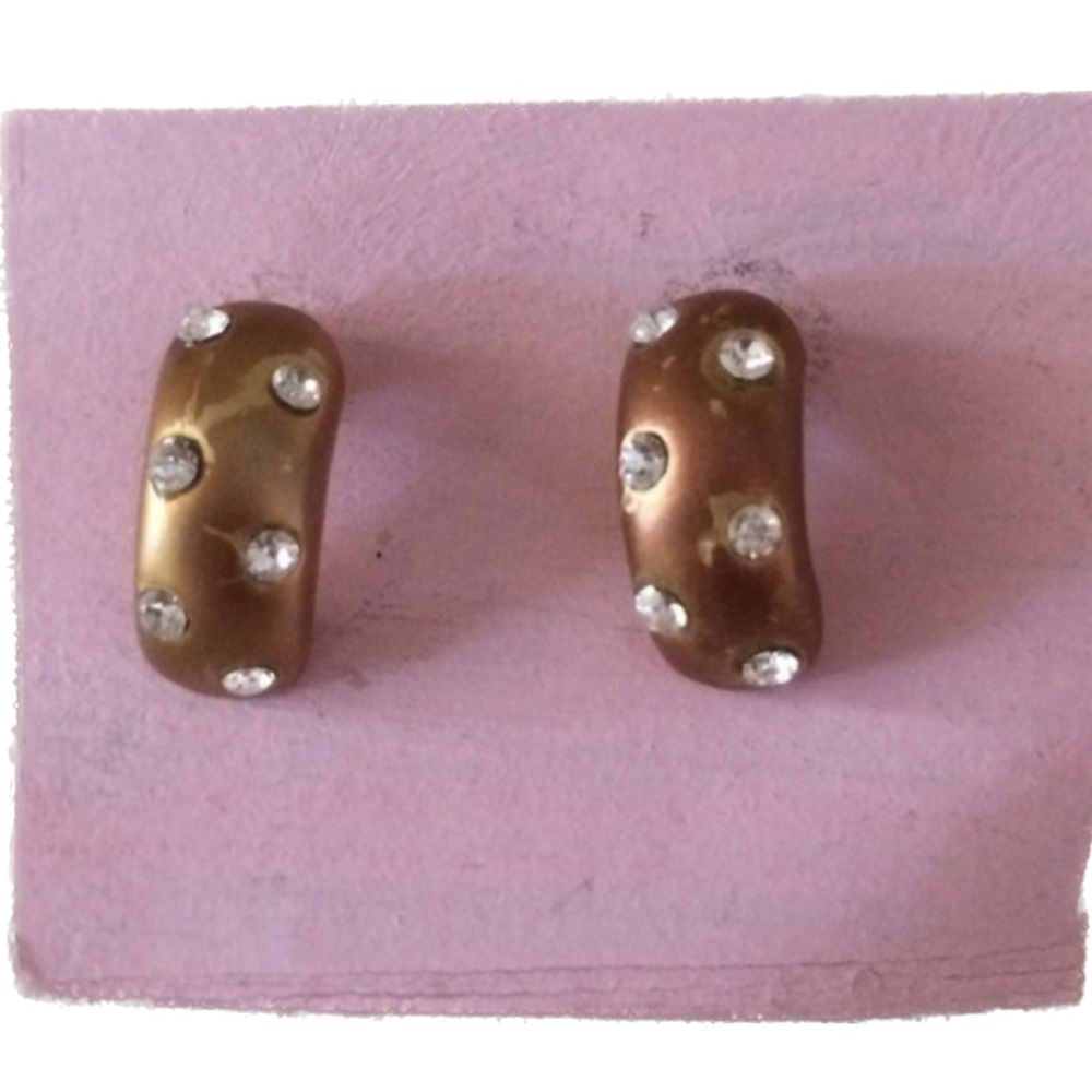 🛑SOLD🛑
 Half Hoop Studs